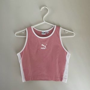 Pink Puma Tank Top
